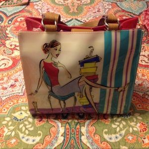 Medium Girly Beach Tote